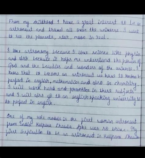 essay on when I grow up I want to become an astronomer - Brainly.in