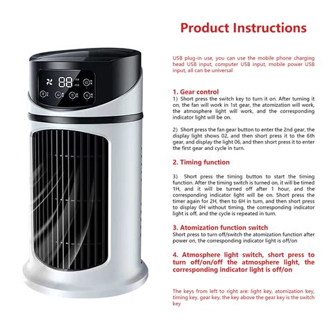 Buy SDJMa Portable Air Conditioner, White at Ubuy India