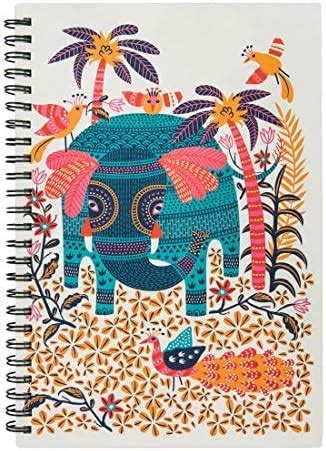 Chumbak Florid Elephant Spiral Notebook : Amazon.in: Office Products
