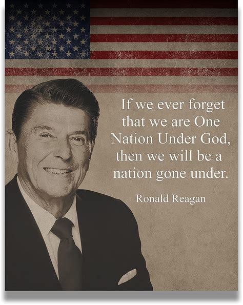 Amazon.com: Govivo Ronald Reagan Historic Quote - American Patriotic ...