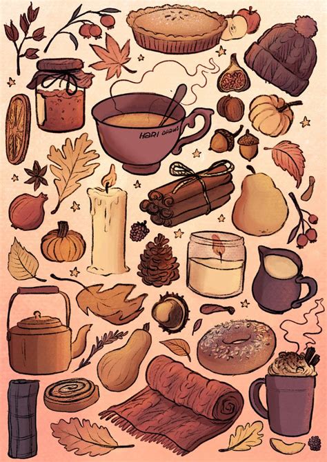 fall vibes drawing