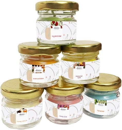 Bella Vita Organic Aroma Candles Soy Wax 4 X 60gms Each, Scented ...