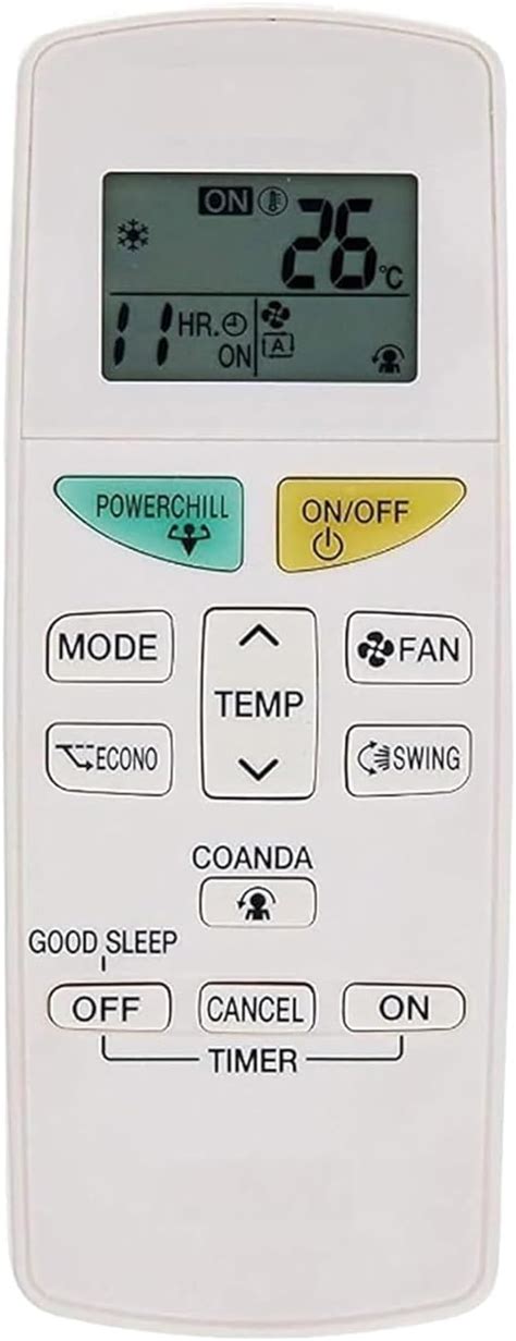 LOHAYA Air Conditioner Remote Compatible for Daikin Inverter Split AC ...