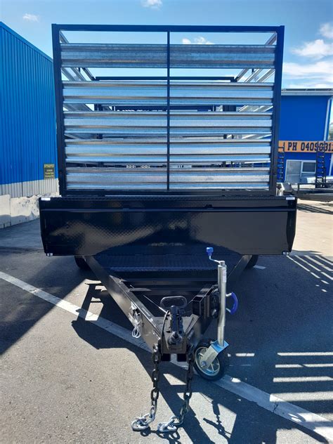 12 X 6 Box/Cattle Trailer With K-Rails - Adelaide Trailer Sales
