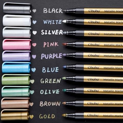 Staedtler 8323-Sbk2 Metallic Medium Point Marker - Pack of 2 (Gold ...