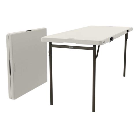Lifetime Fold In Half Tables 6-Foot Almond Top 80797 2 Pack