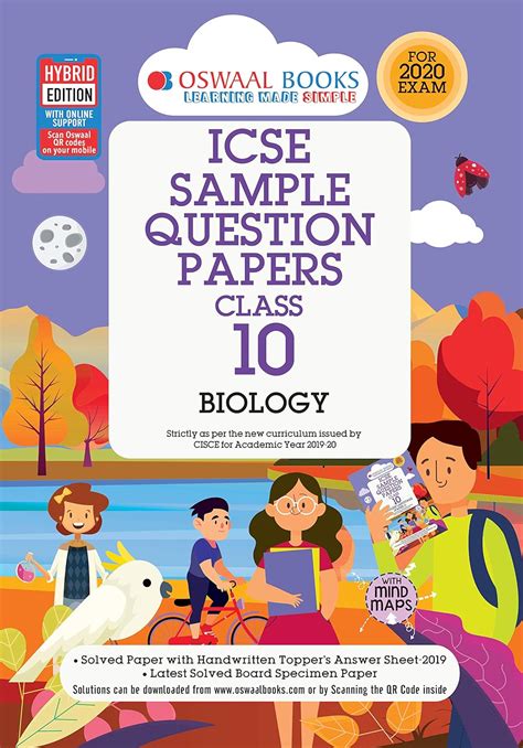 Oswaal ICSE Sample Question Papers Class 10 Biology Book (For March ...