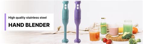 Buy FUMATO 250W Hand Blender- Stainless Steel Blade, Detachable Body, 2 ...