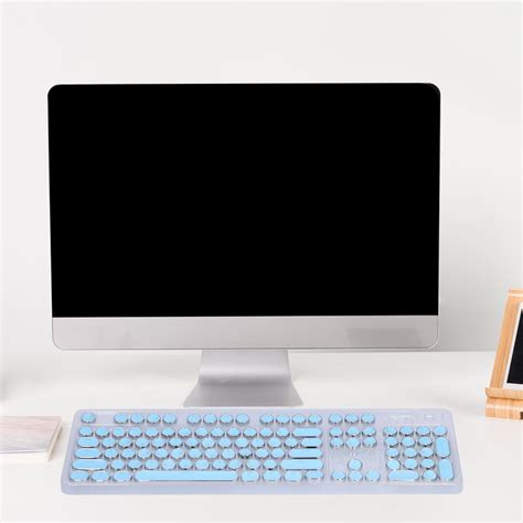 Buy 112Keys Retro Mechanical Keycaps Round Plated Keyboard Caps Punk ...