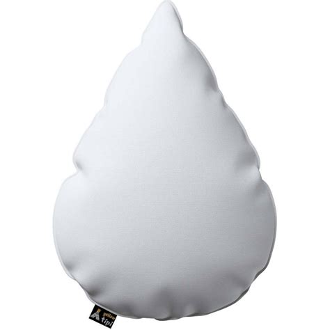 Coussin goutte d'eau Happiness 55 x 15 x 35 cm Blanc | Leroy Merlin