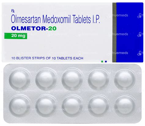 Olmetor 20 Tablet 10: Uses, Side Effects, Price & Substitutes
