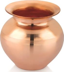 Flipkart.com | Polo Plus Handmade Pure Copper Kalash/Lota with Line ...