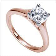 Kiara Women's Pink Gold Plated Solitiare Shape American Diamond Ring # ...