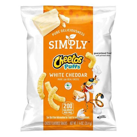 Cheetos Simply White Cheddar Puffs - Walmart Business Supplies