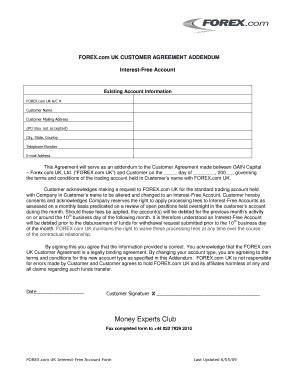 FOREX.com UK CUSTOMER AGREEMENT ADDENDUM Interest-Free Account - Forex ...