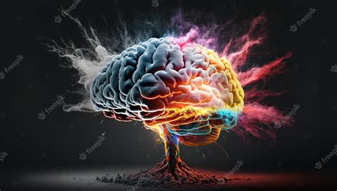 Premium Photo | Explosive power of your mind with our concept art of a ...