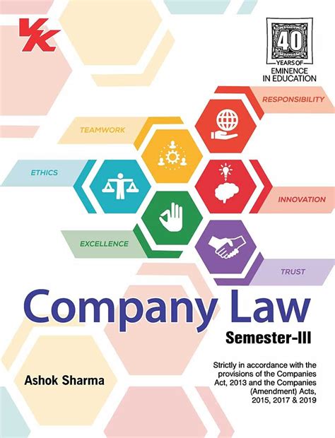 Buy Company Law B.Com 2Nd Year Semester-Iii Kuk/Gju University (2021-20 ...
