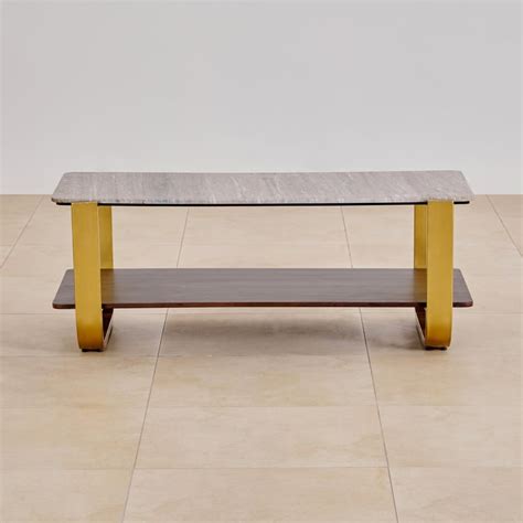 Buy Alexander Marble Top Coffee Table - Gold from Home Centre at just ...
