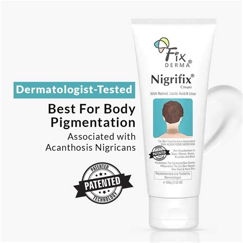Nigrifix Cream for Hyperpigmentation – Fixderma Skincare