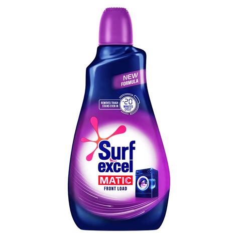 Surf Excel Matic Front Load Liquid Detergent 1L| Specially designed to ...