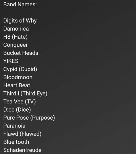 410 best all girl band names and ideas thebrandboy com – Artofit