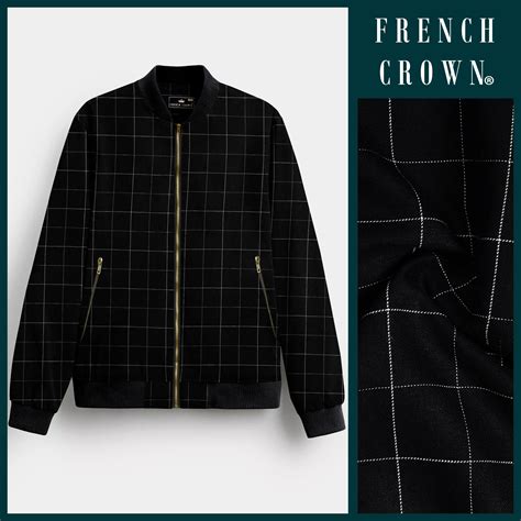 Jade Black Casual Checks Plaid Premium Cotton Shirt For Men