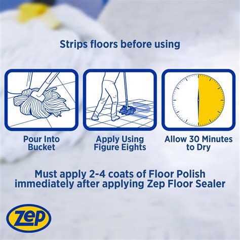 Stain Resistant Floor Sealer - 1 Gallon - Zep Inc.