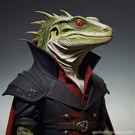 DND Lizardfolk Vampire | Stable Diffusion Online