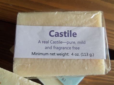 Mild and Gentle Castile Cold Process Soap, Unscented