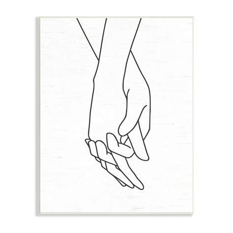 Lovers Holding Hands Drawing
