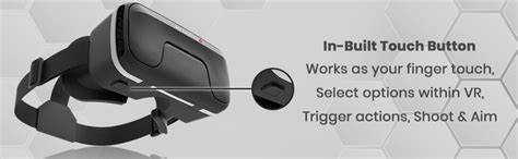 Irusu Monster vr Headset with in Built Touch Button for vr Supported ...