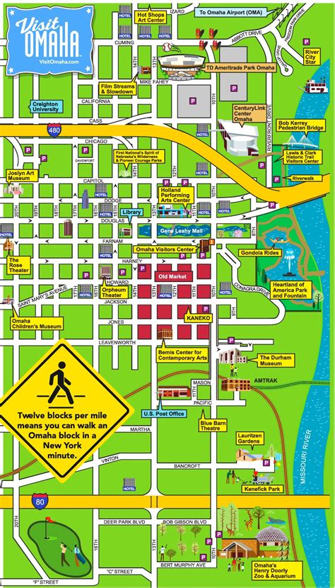 Map Of Downtown Omaha Ne