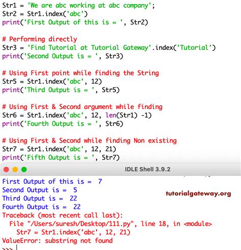 Python List Index Searching An Element Using Python List Index Method ...