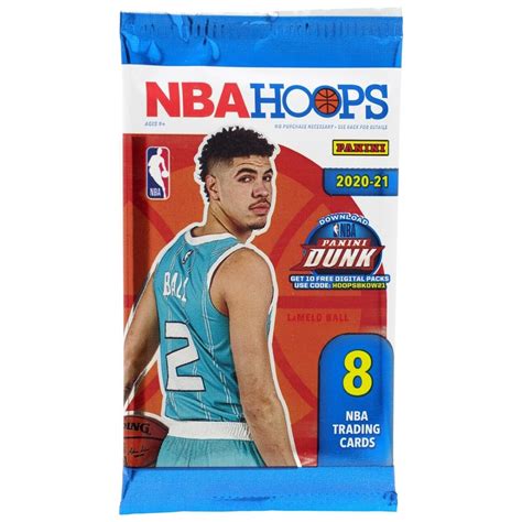 Panini NBA Hoops Basketball Cards 2020-21 Booster Pack | Toys | Casey's ...