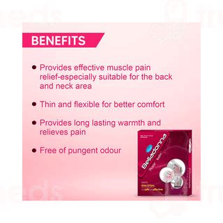 Leeford 10cm X 16cm Belladona Plaster 20 - Uses, Side Effects, Dosage ...