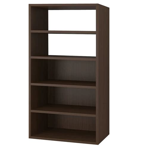 Display Unit Cum Bookshelf In Coffee Walnut Finish – shiv industries