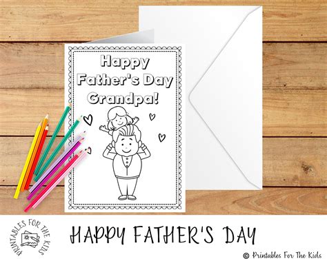Grandpa Fathers Day Card, Printable Grandpa Card, Happy Fathers ...