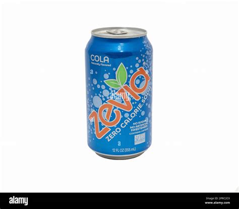Can of Zevia cola soda against a white background Stock Photo - Alamy