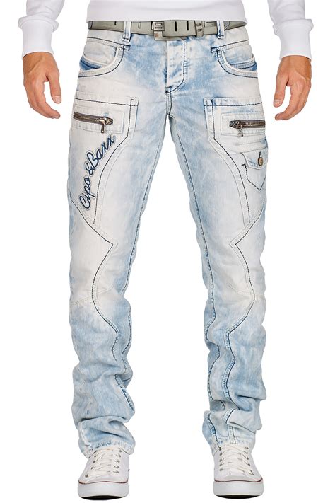 Mens Jeans Trousers Mens Pants Straight Slim Regular Cut Fit Cargo ...