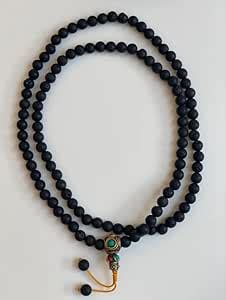 WorldwideGems Lava Stone Mala 108 Beads Natural लावा माला Jwalamukhi ...