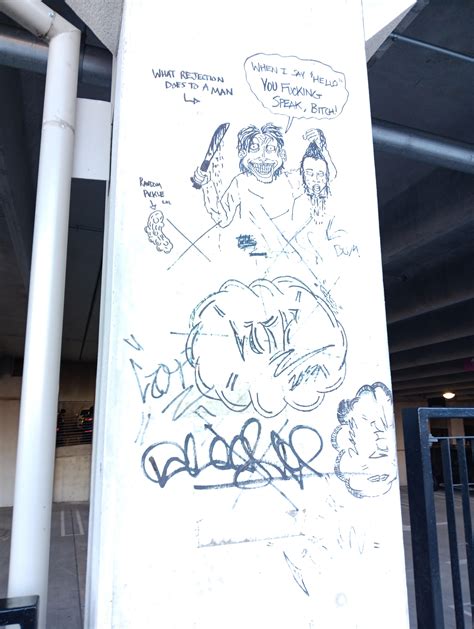 I'm usually a fan of graffiti, but this seems a bit over the line (JW ...