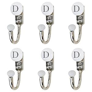Indian-Shelf 6 Piece Decorative Wall Hooks for Hanging Kids Ceramic ...
