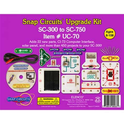 Snap Circuits Upgrade Kit SC-300 to SC-750 at MG Super Labs India