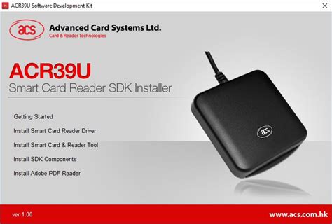 ACS ACR39U Smart Card Reader Software Development Kit (SDK)