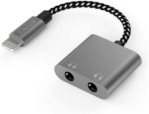 Cubilux Lightning to Dual Headphone Splitter, Lightning to 2-Way 3.5mm ...