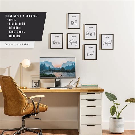 Buy Let It Shine Inspirational Wall Art for Women – Bedroom Wall Art ...