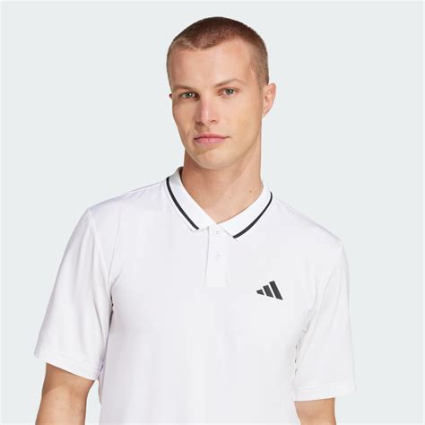 adidas Club Tennis Climacool Piqué Polo Shirt - White | Free Shipping ...
