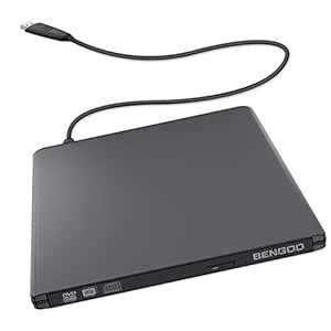 BENGOO Ultra Slim External USB 3.0 Aluminum CD/DVD-RW Writer Burner for ...