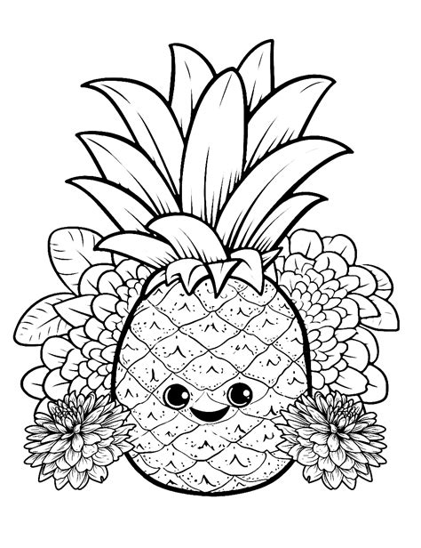 Fruits Coloring Pages Printable 的图像结果