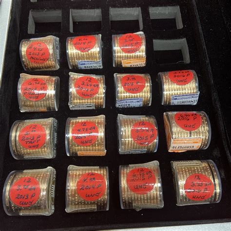 Lot of 39 Different Presidential Dollar Coin rolls(12 in each ...